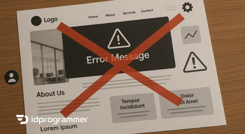 Kesalahan Website Company Profile